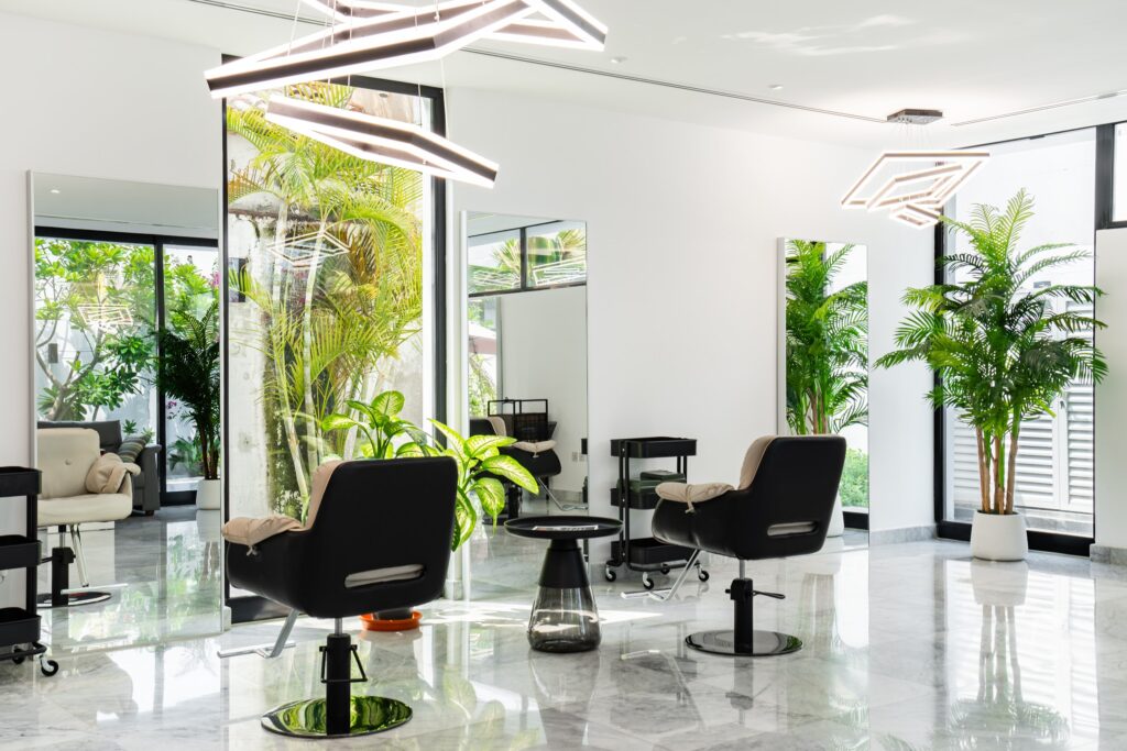  luxury hair salon Dubai