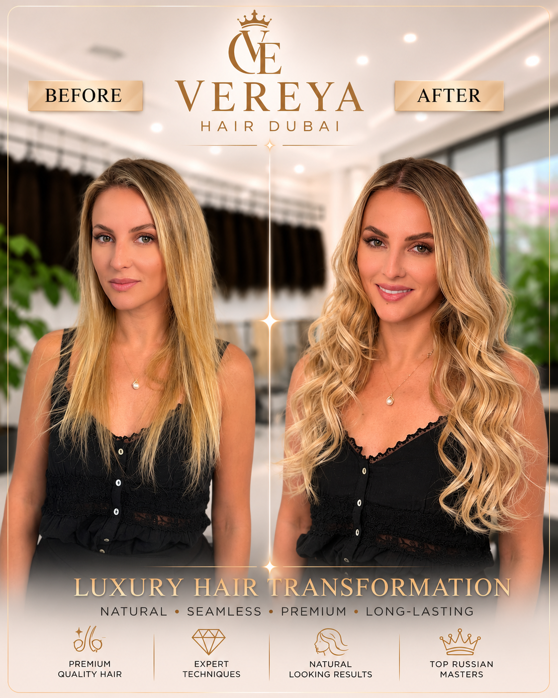 best English speaking hair stylist Dubai, blonde hair Dubai