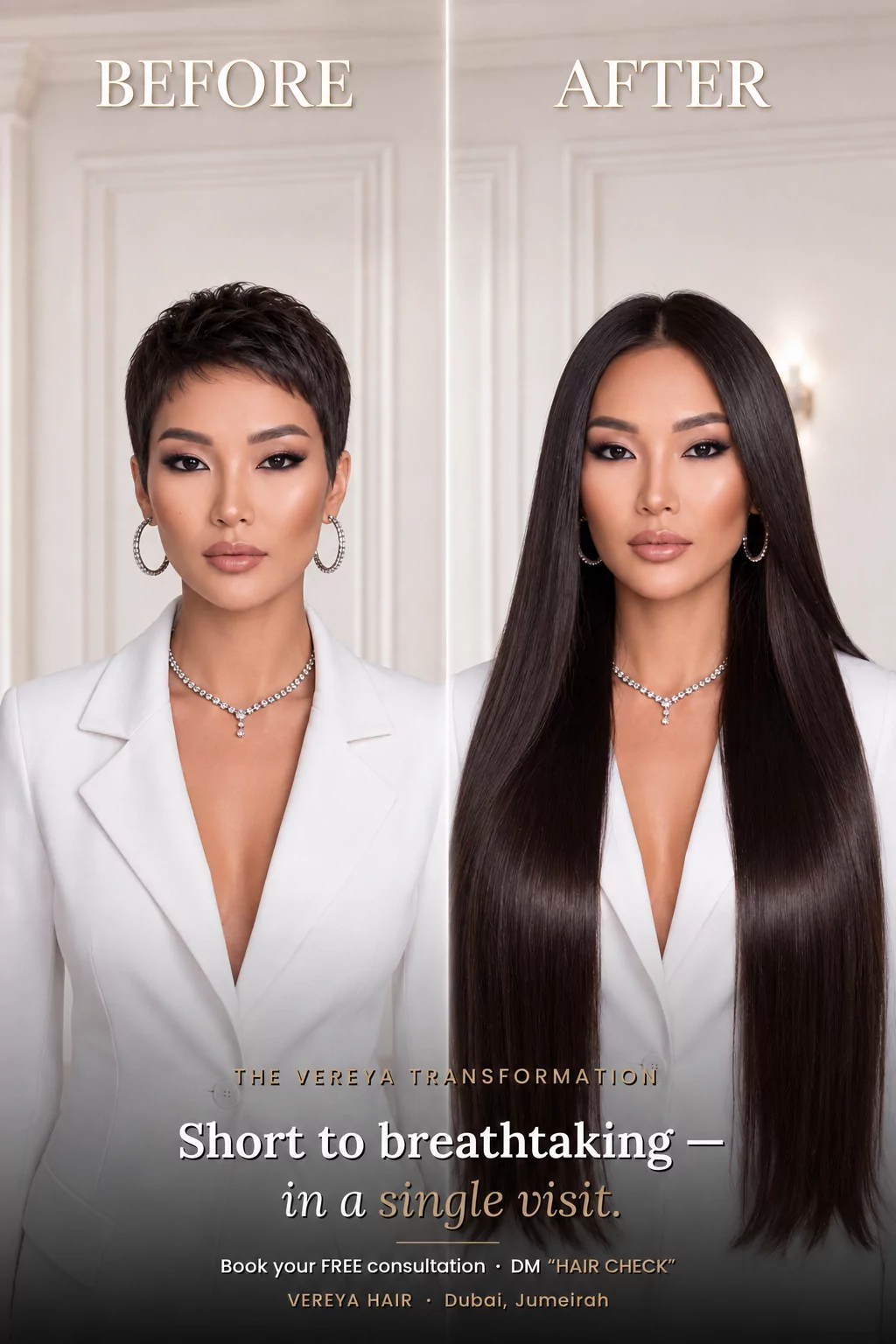 Hair extensions Dubai
